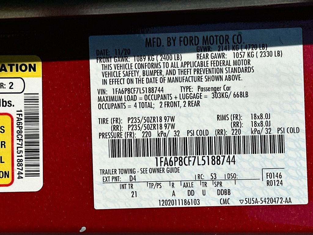 2020 Ford Mustang GT