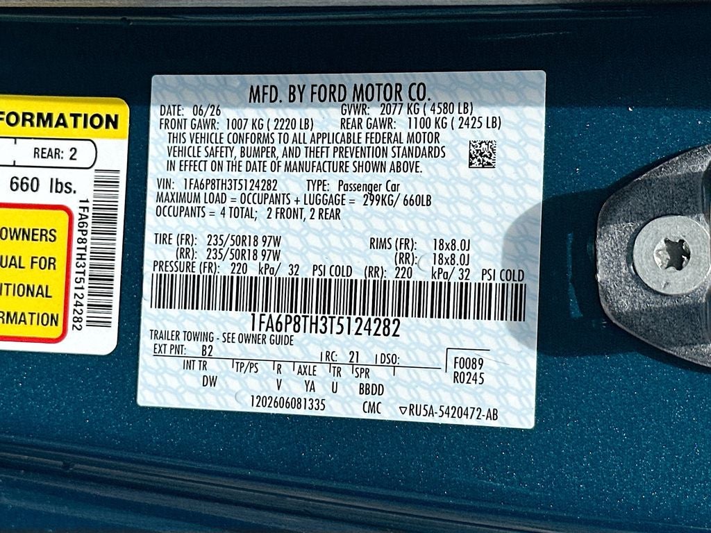 2026 Ford Mustang EcoBoost