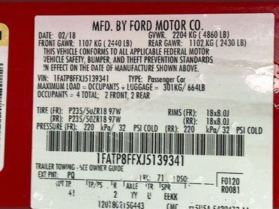 2018 Ford Mustang GT Premium