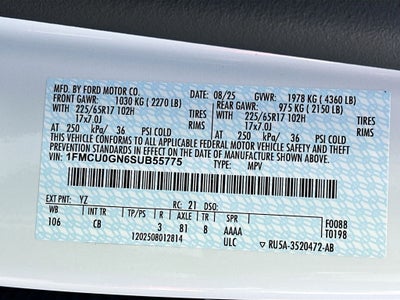 2025 Ford Escape Active