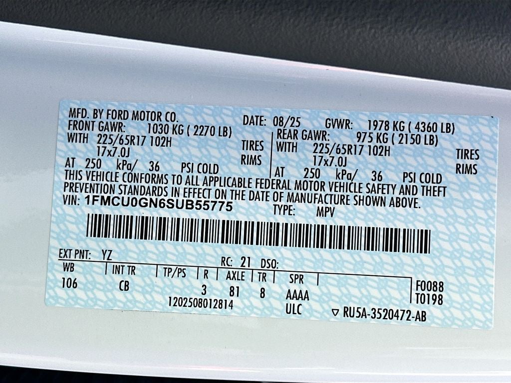 2025 Ford Escape Active