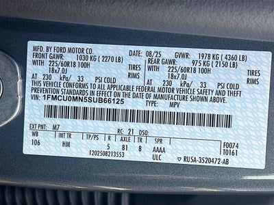 2025 Ford Escape ST-Line