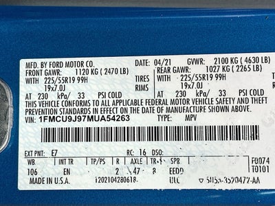 2021 Ford Escape Titanium