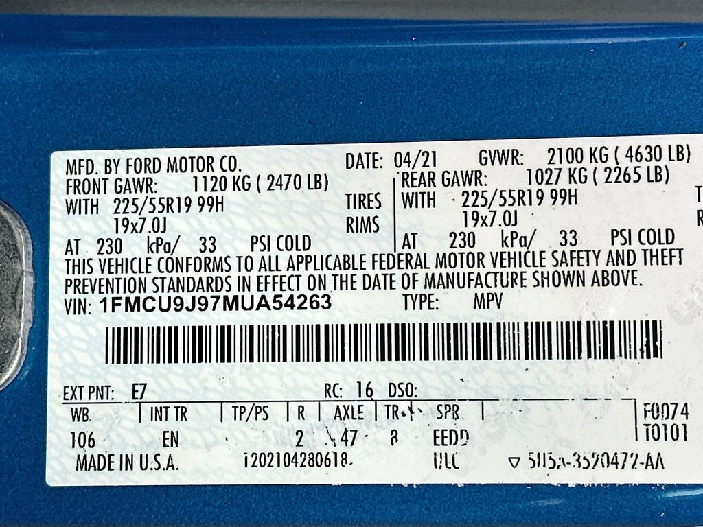 2021 Ford Escape Titanium