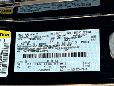 2025 Ford Bronco Raptor