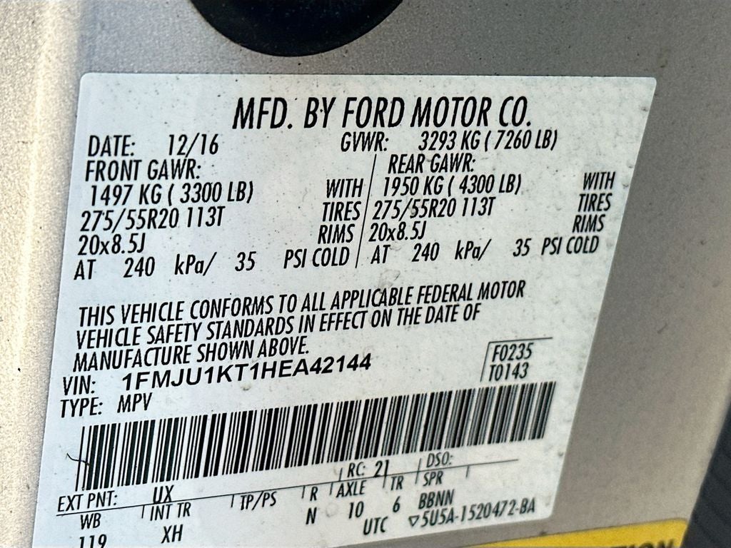 2017 Ford Expedition Limited