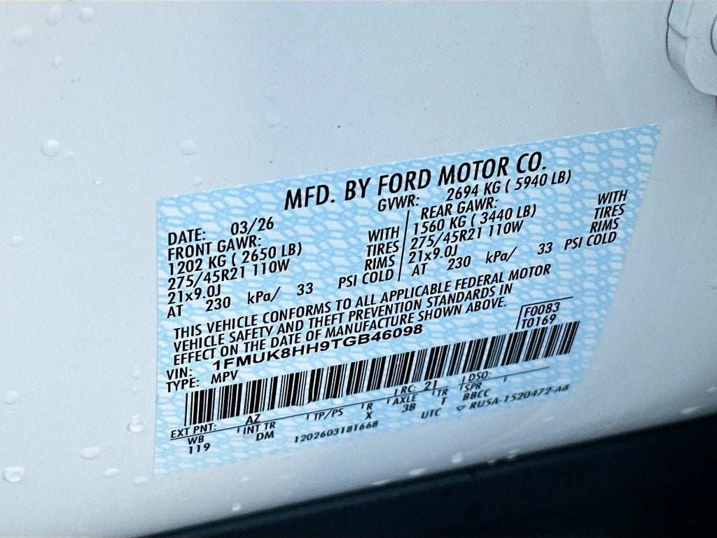 2026 Ford Explorer Platinum