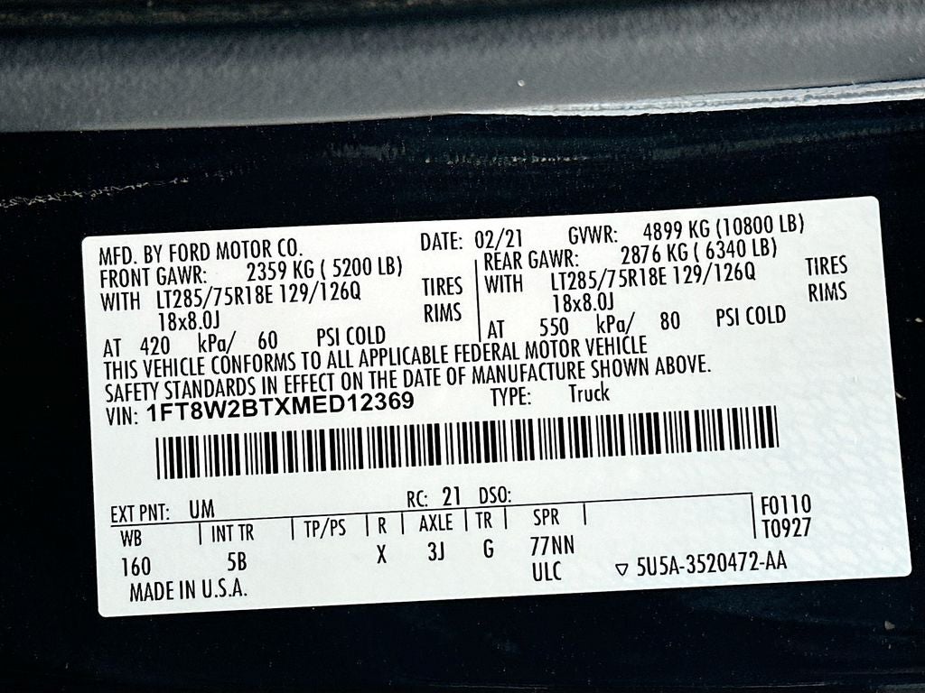 2021 Ford F-250 LARIAT