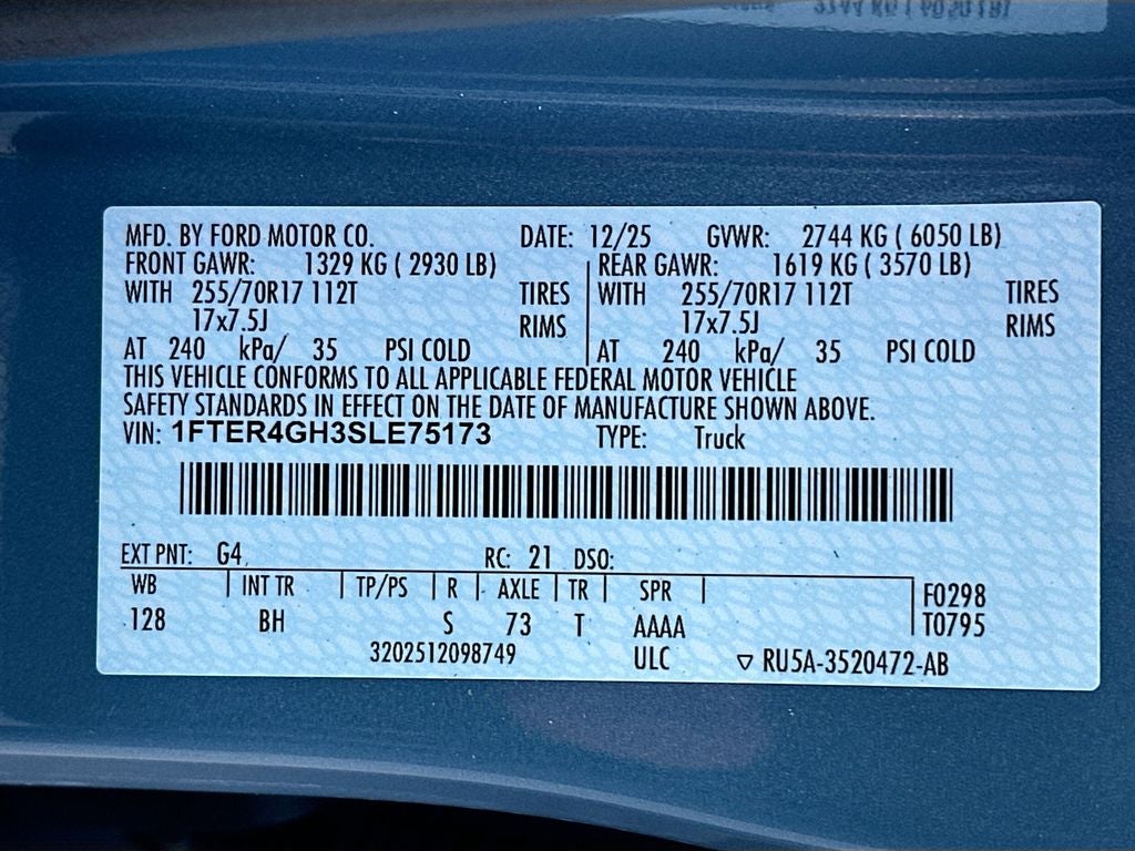 2025 Ford Ranger XLT