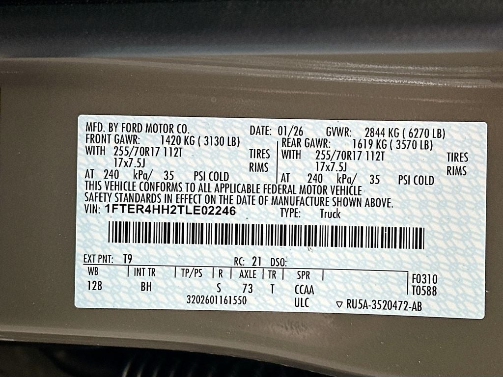 2026 Ford Ranger XLT