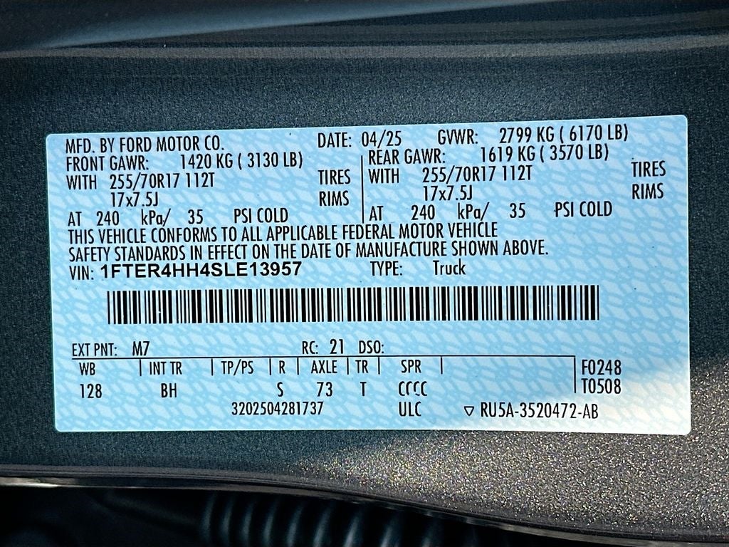 2025 Ford Ranger XLT