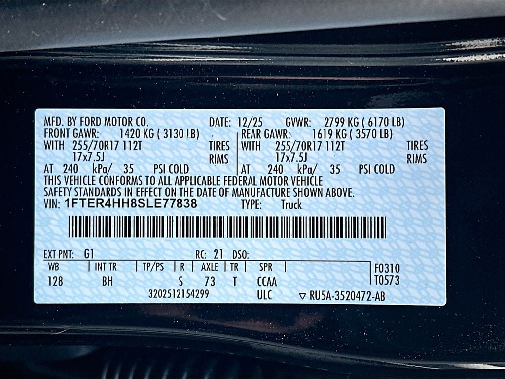 2025 Ford Ranger XLT