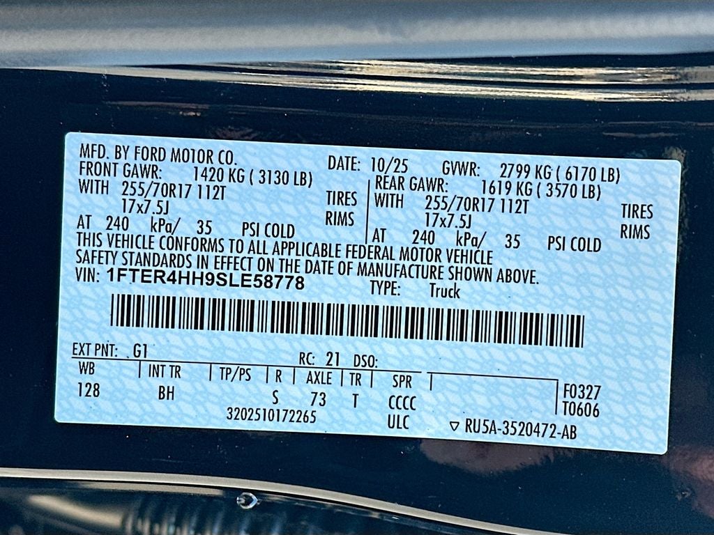 2025 Ford Ranger XLT