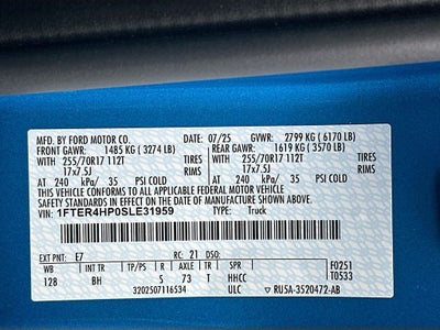 2025 Ford Ranger XLT