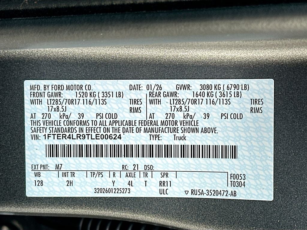 2026 Ford Ranger Raptor