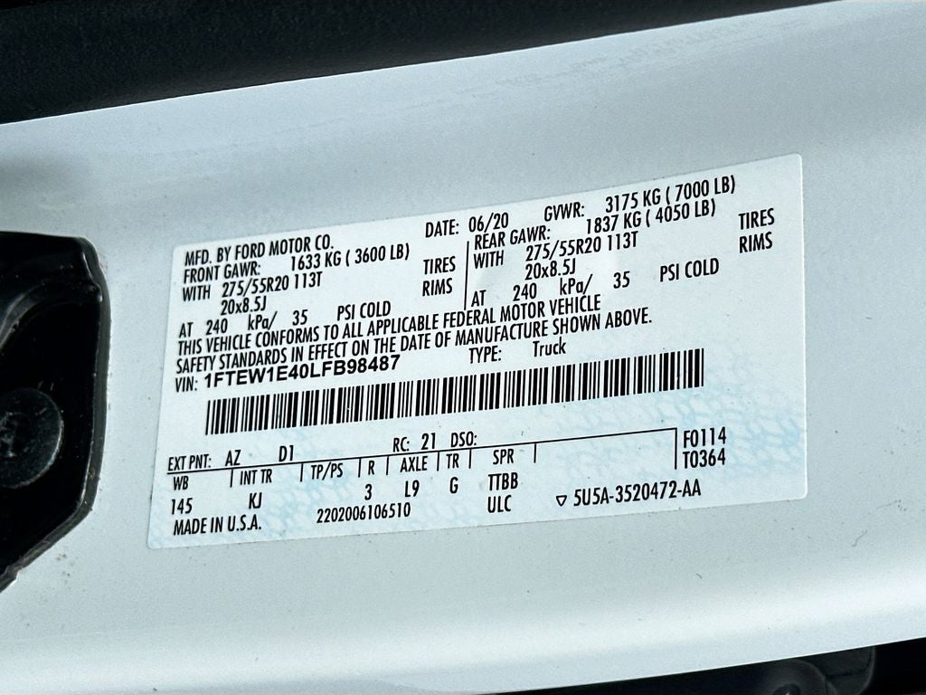 2020 Ford F-150 King Ranch