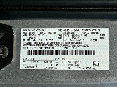 2015 Ford F-150 XLT