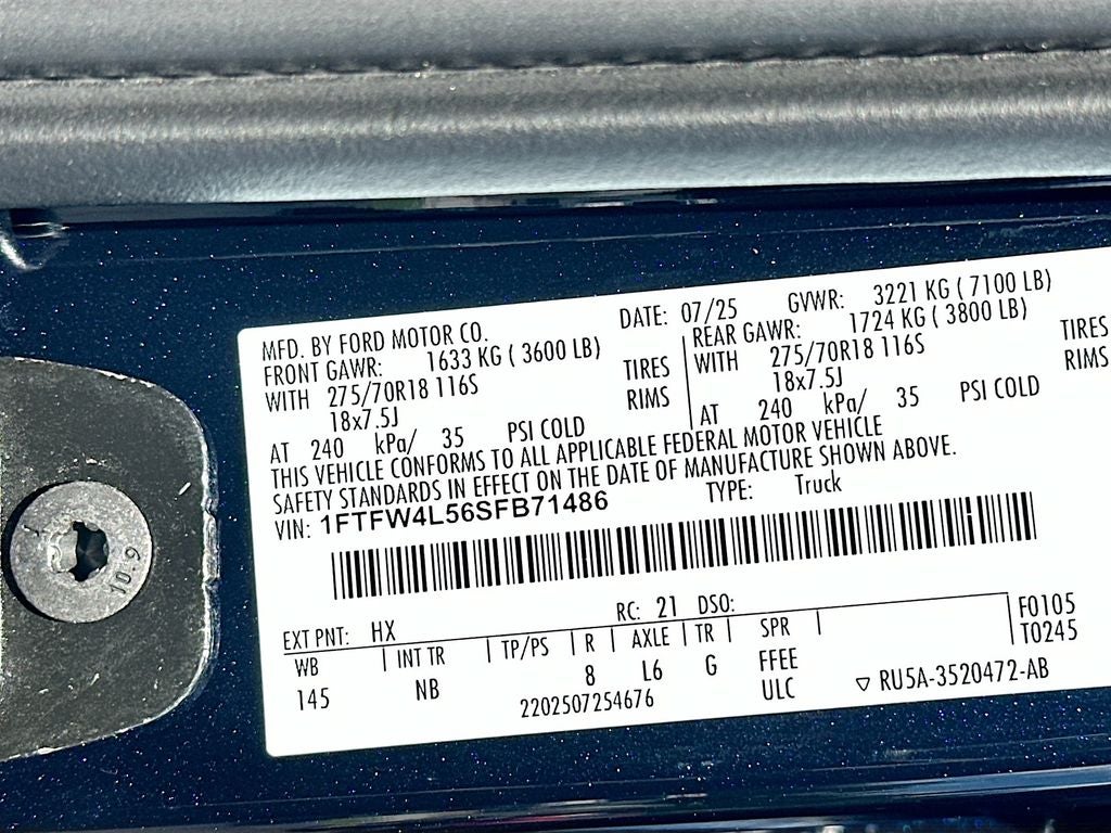 2025 Ford F-150 Tremor