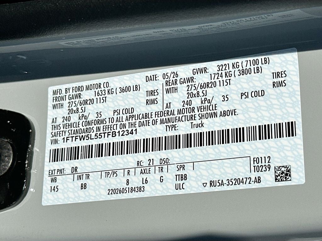 2026 Ford F-150 LARIAT