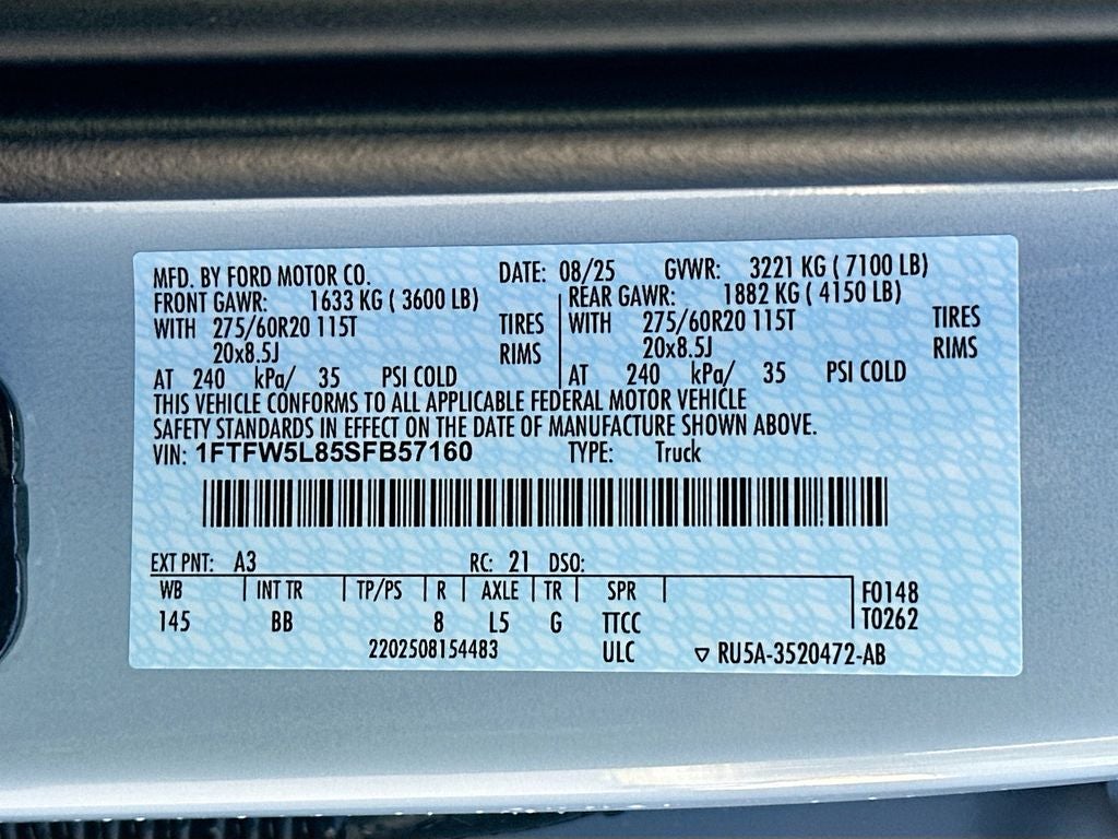 2025 Ford F-150 LARIAT