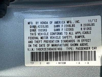 2013 Honda Accord LX