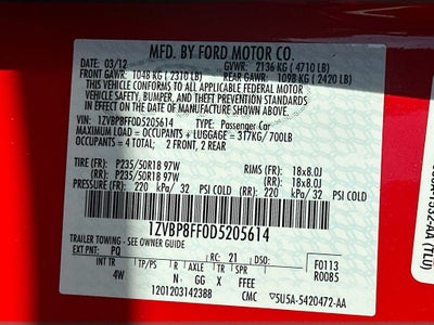 2013 Ford Mustang GT Premium