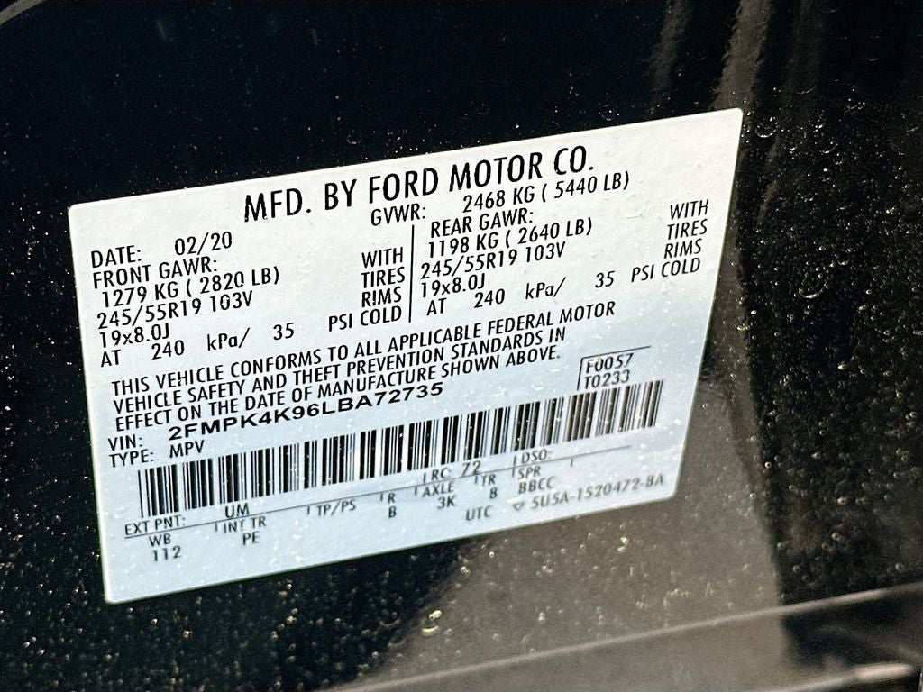 2020 Ford Edge Titanium