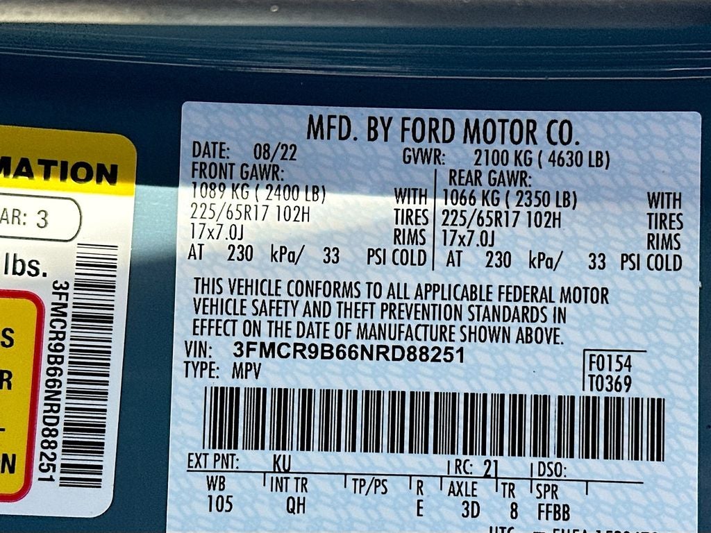 2022 Ford Bronco Sport Big Bend