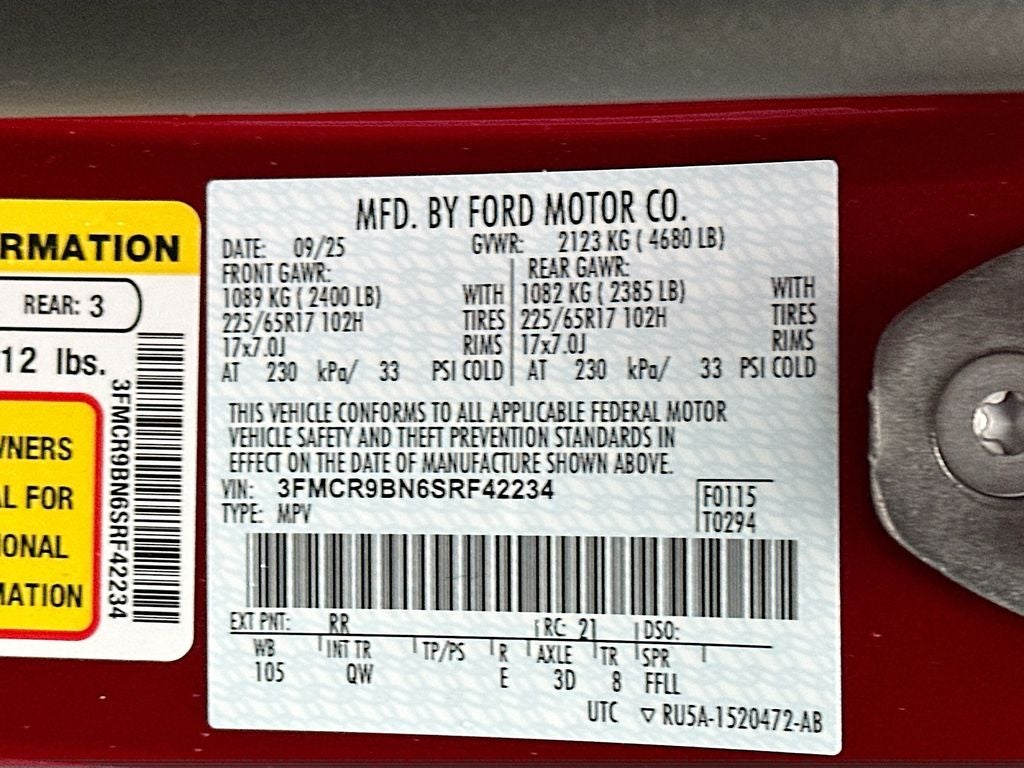 2025 Ford Bronco Sport Big Bend