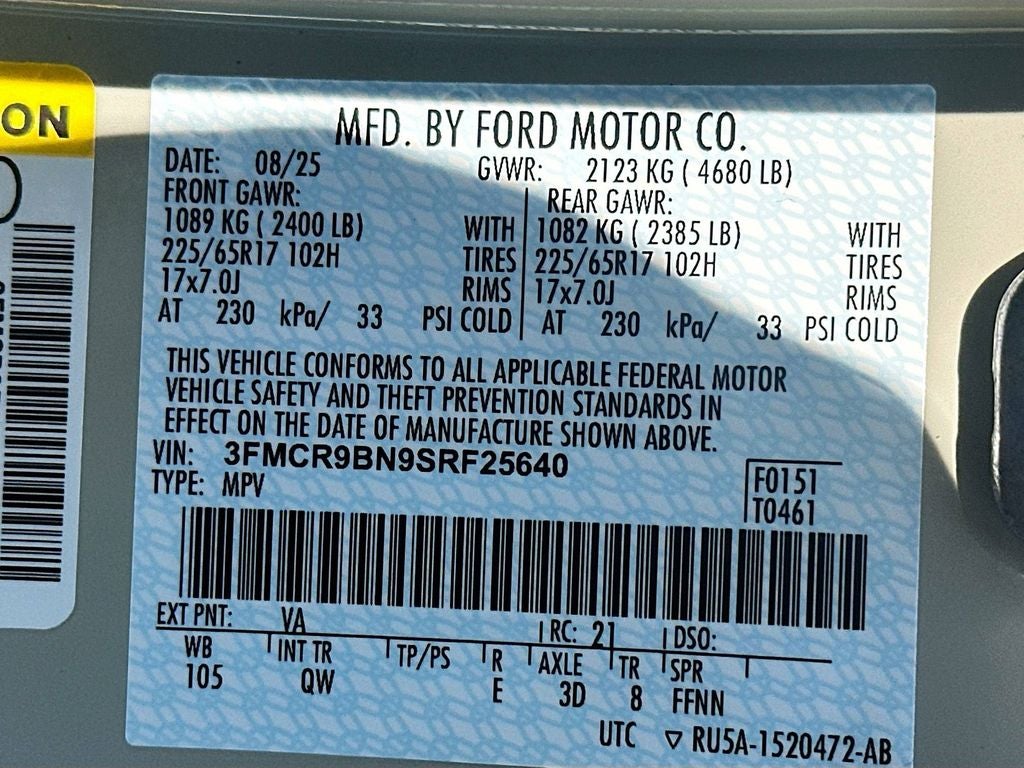 2025 Ford Bronco Sport Big Bend