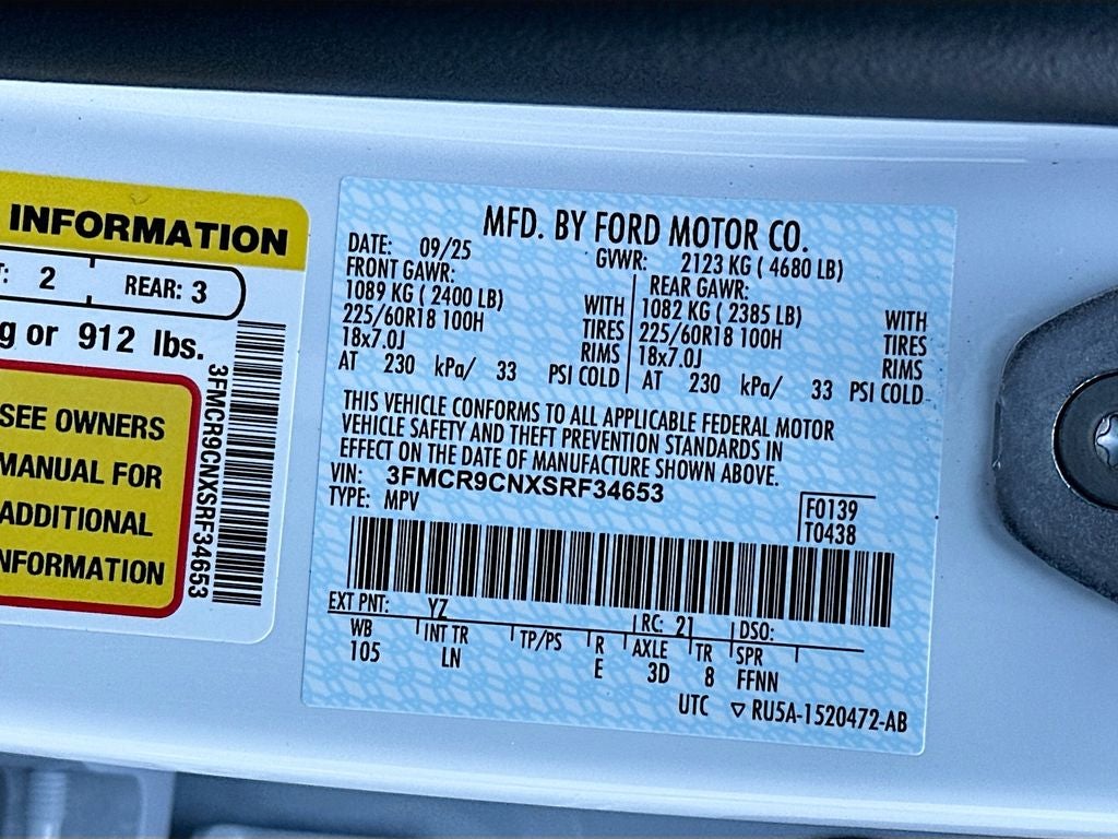 2025 Ford Bronco Sport Outer Banks