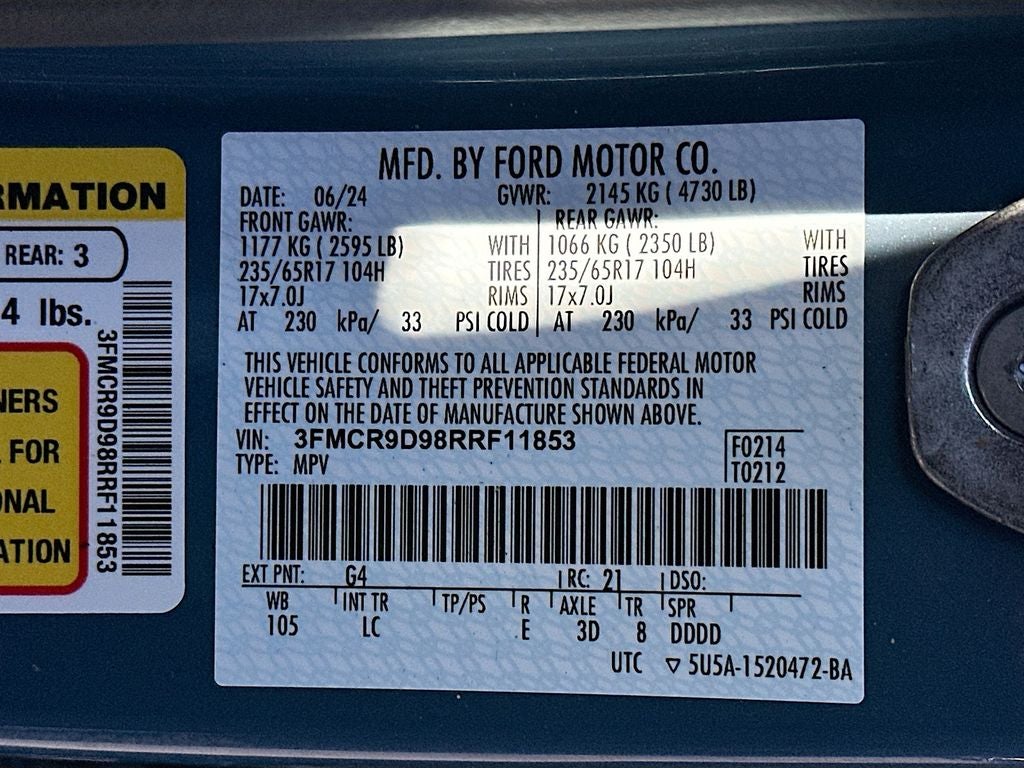 2024 Ford Bronco Sport Badlands