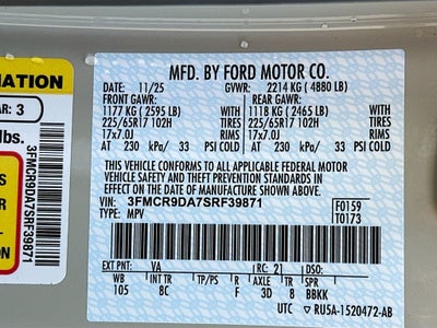 2025 Ford Bronco Sport Badlands