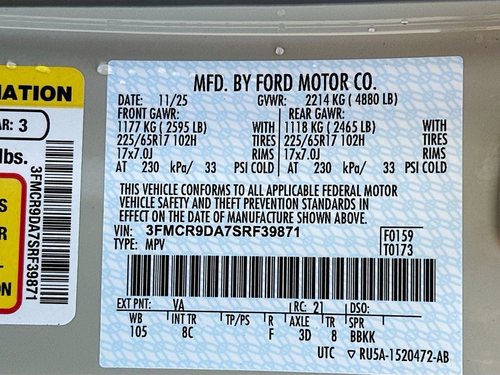 2025 Ford Bronco Sport Badlands