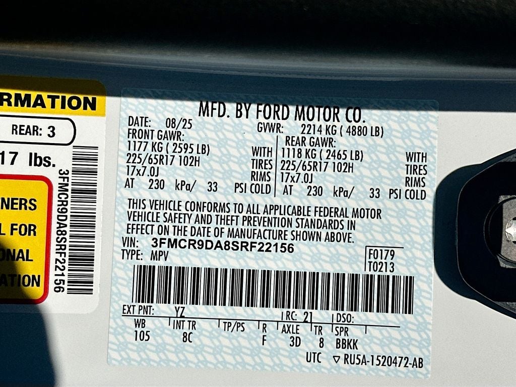 2025 Ford Bronco Sport Badlands