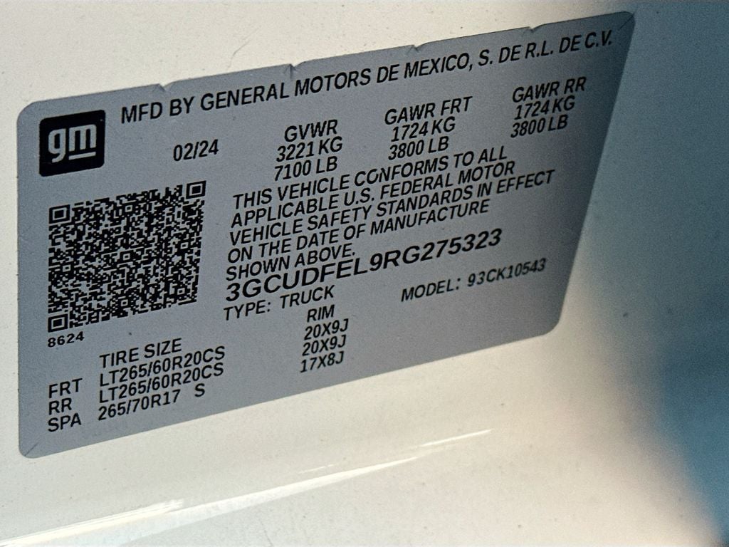 2024 Chevrolet Silverado LT Trail Boss