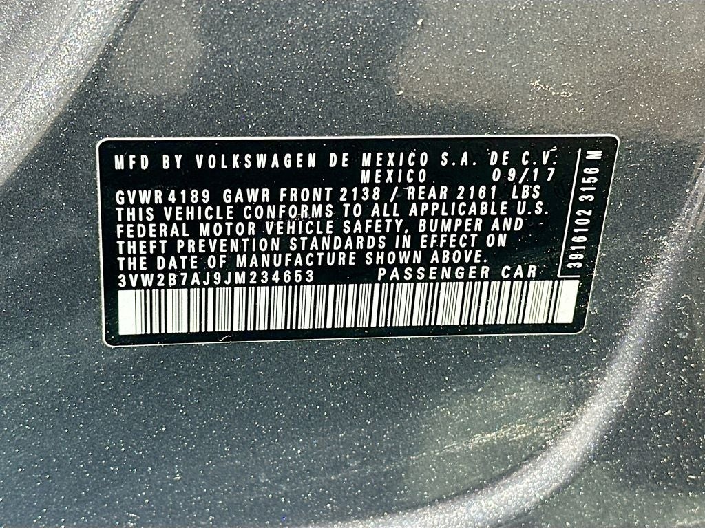 2018 Volkswagen Jetta 1.4T S