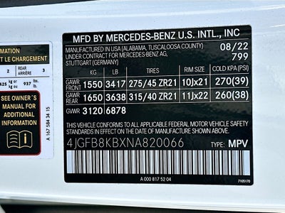 2022 Mercedes-Benz GLE SUV AMG® 63