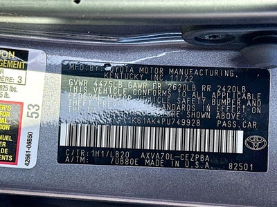 2023 Toyota Camry XSE