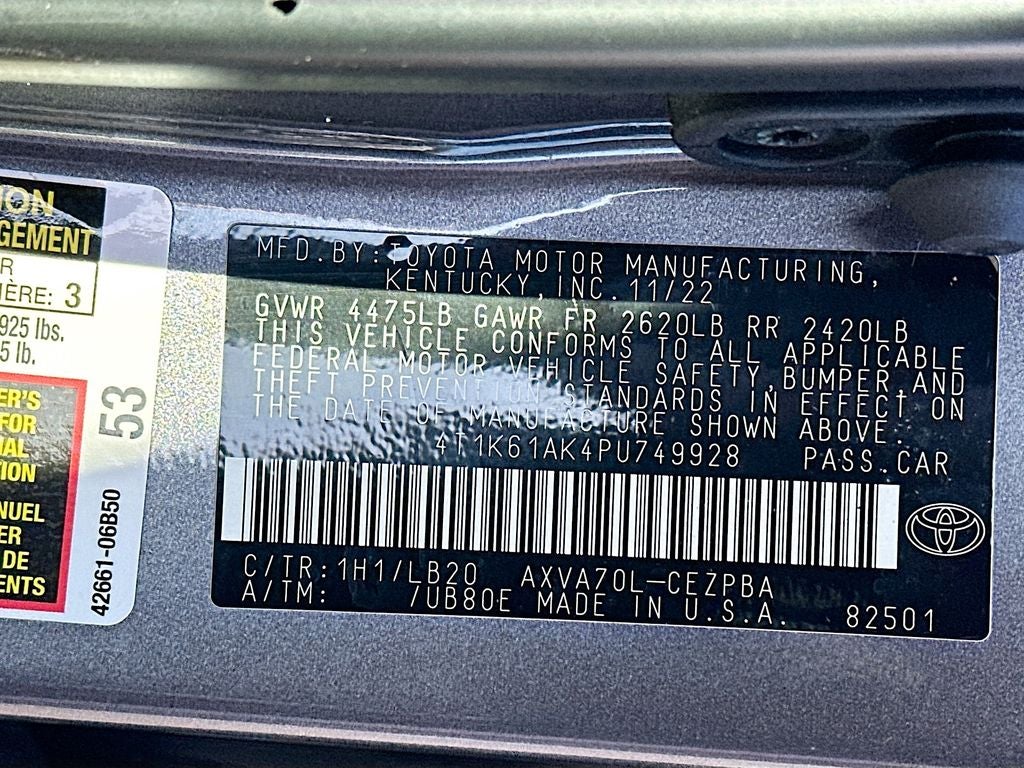 2023 Toyota Camry XSE