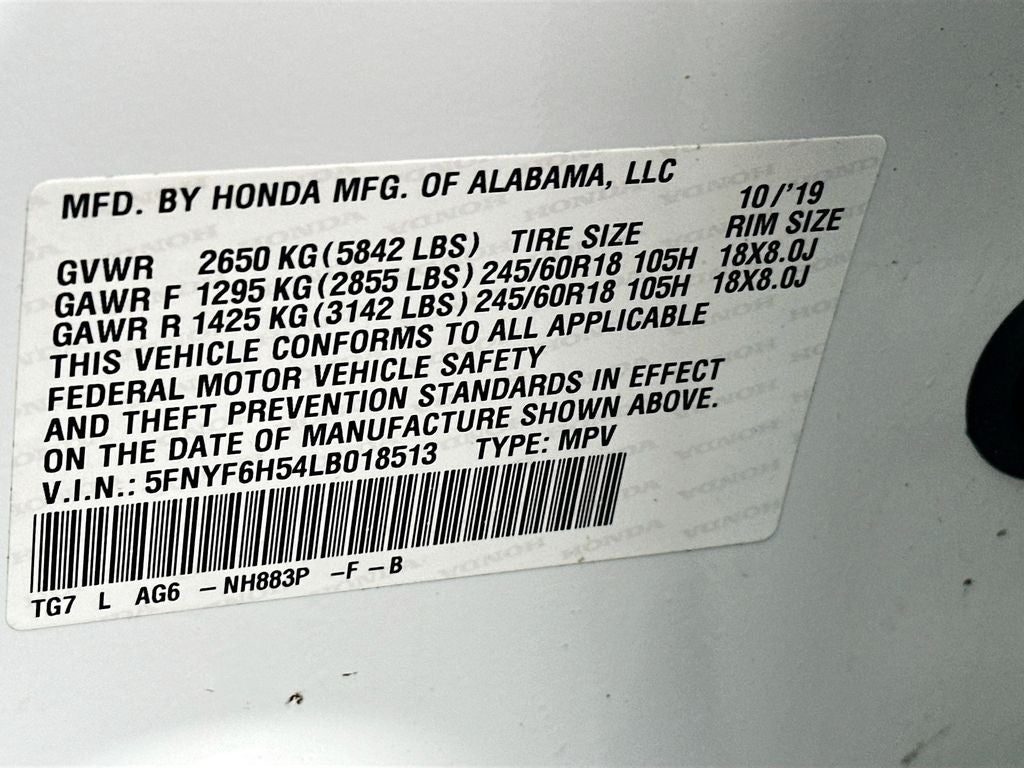 2020 Honda Pilot EX-L