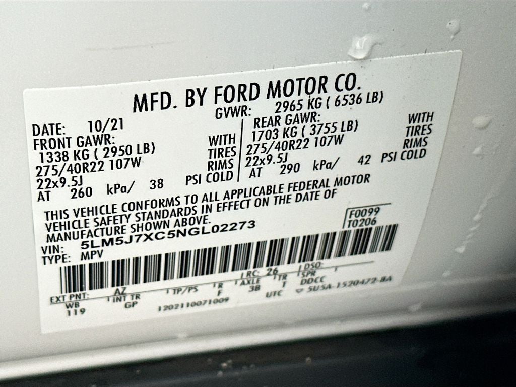 2022 Lincoln Aviator Reserve