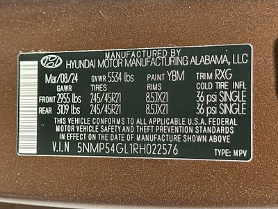 2024 Hyundai Santa Fe Calligraphy