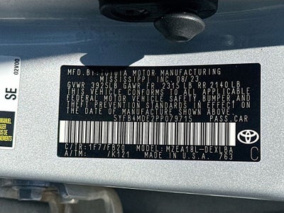 2023 Toyota Corolla LE