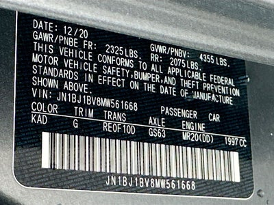 2021 Nissan Rogue Sport SV