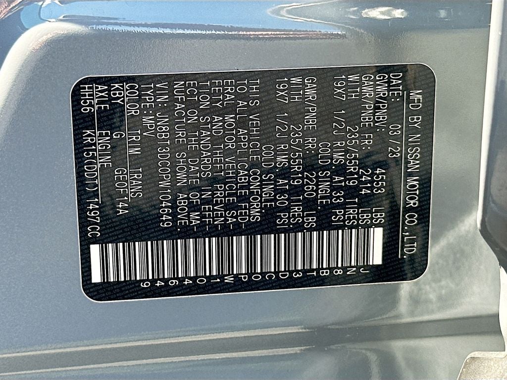 2023 Nissan Rogue Platinum