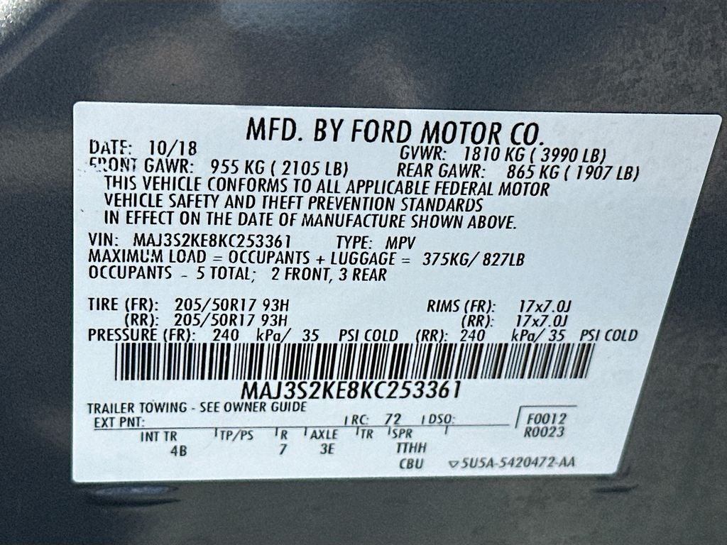 2019 Ford Ecosport Titanium